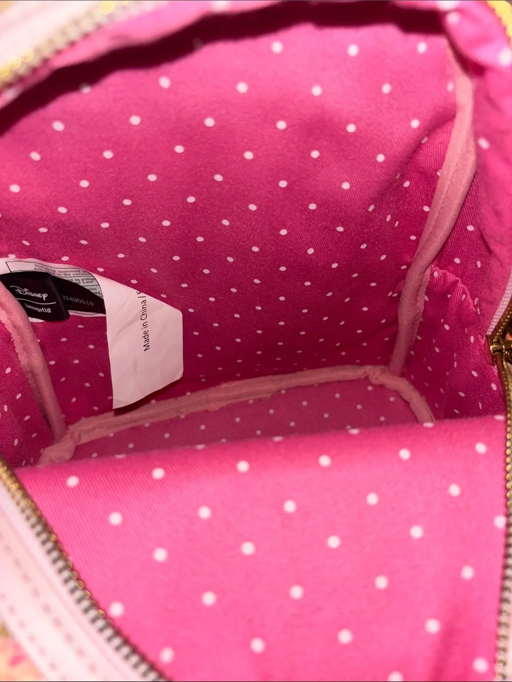 Loungefly Disney Belle Floral Mini Backpack in Pink and Yellow